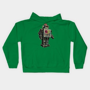 Vintage Mechanical Gear Robot Sci-Fi Kids Hoodie